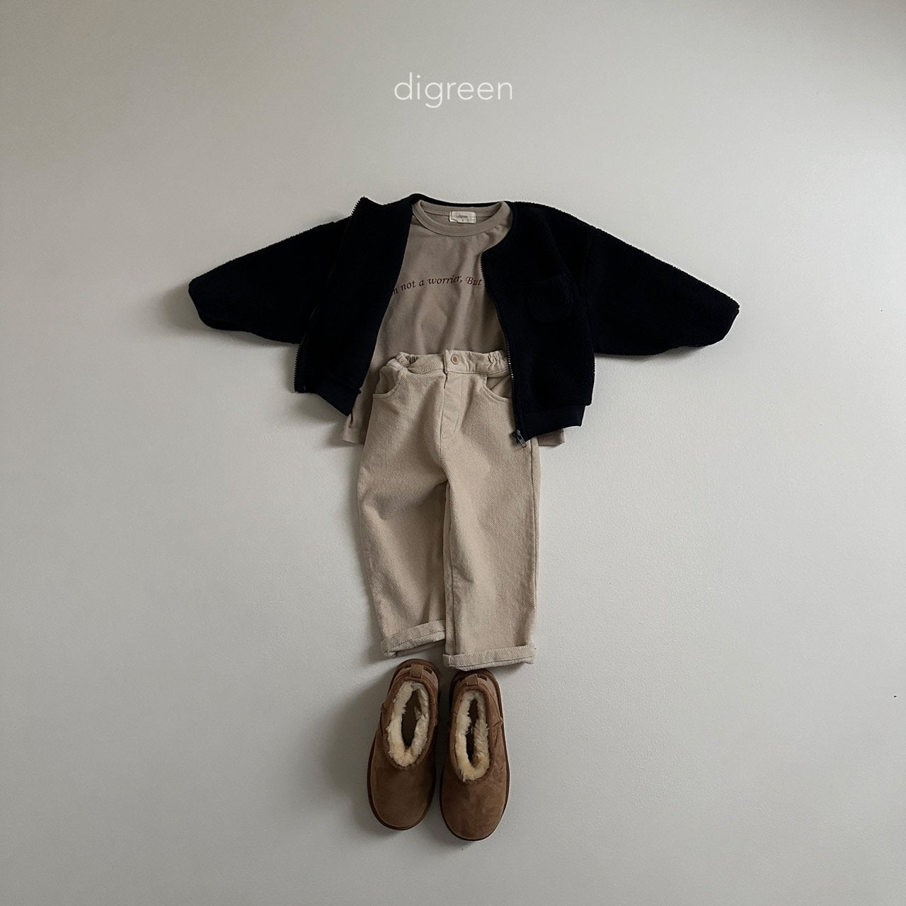 【韓国直送便】Redbean  Pants / 90-130cm相当 /  digreen 2024fw / ko272