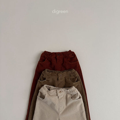 【韓国直送便】Redbean  Pants / 90-130cm相当 /  digreen 2024fw / ko272