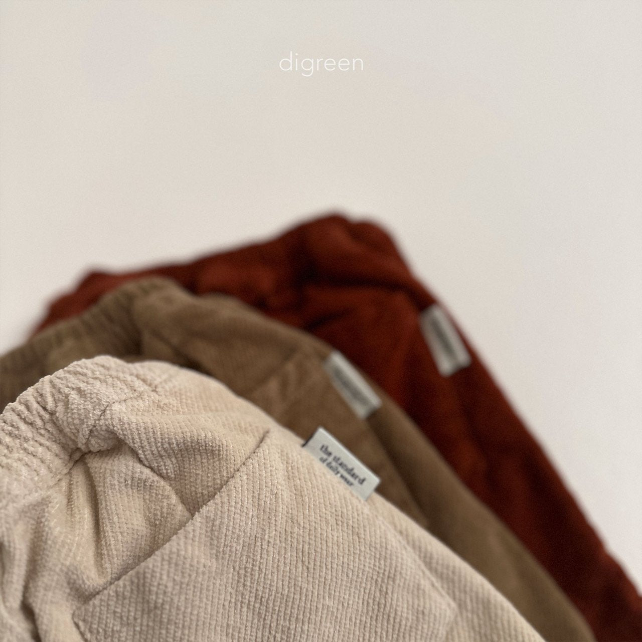 【韓国直送便】Redbean  Pants / 90-130cm相当 /  digreen 2024fw / ko272