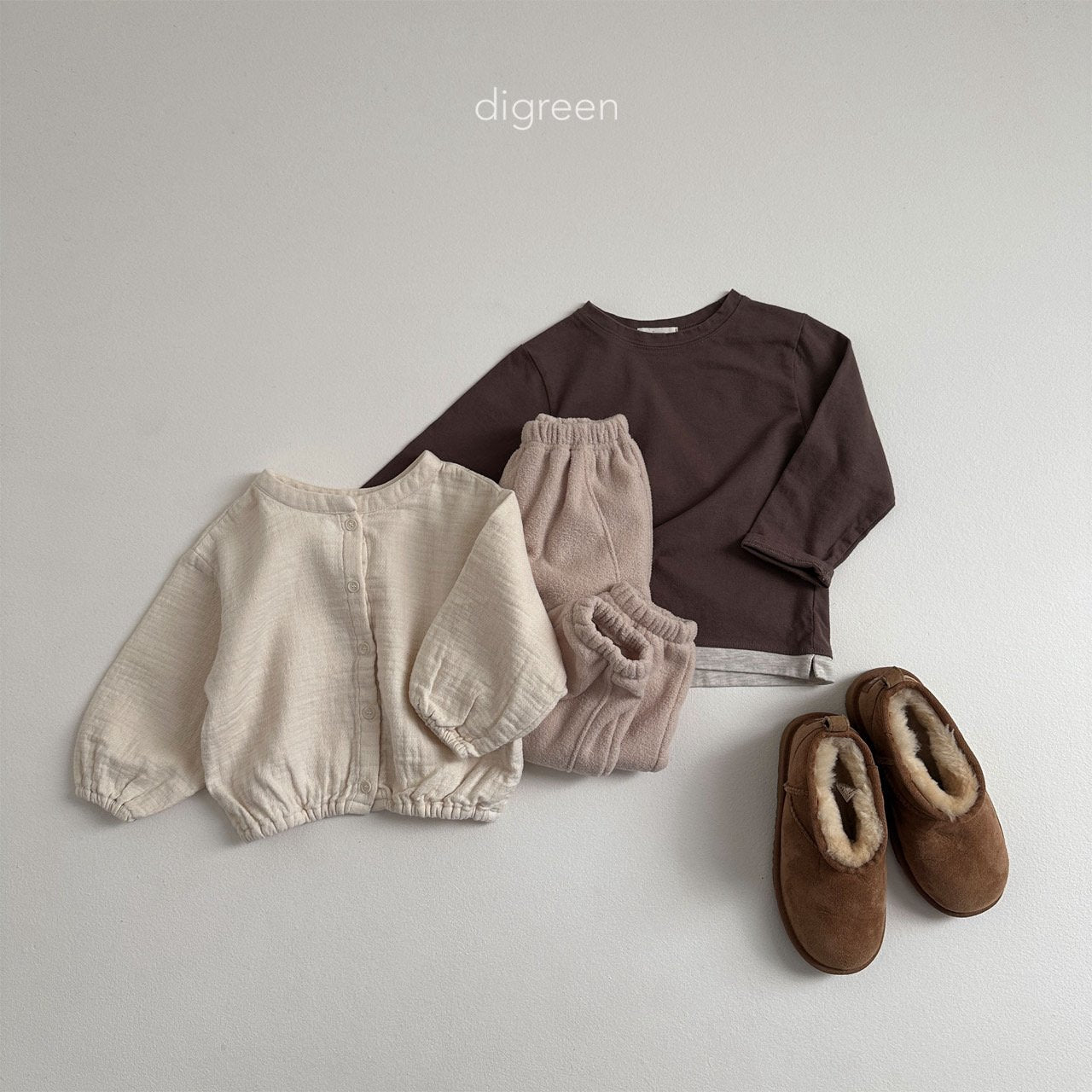 【韓国直送便】Fog Blouse  / 90-130cm相当 /  digreen 2024fw / ko282