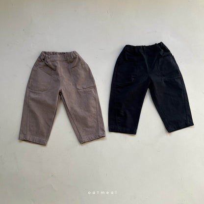 【韓国直送便】Day Peach pants / 80-120cm相当 /  oatmeal 2024fw / ko295