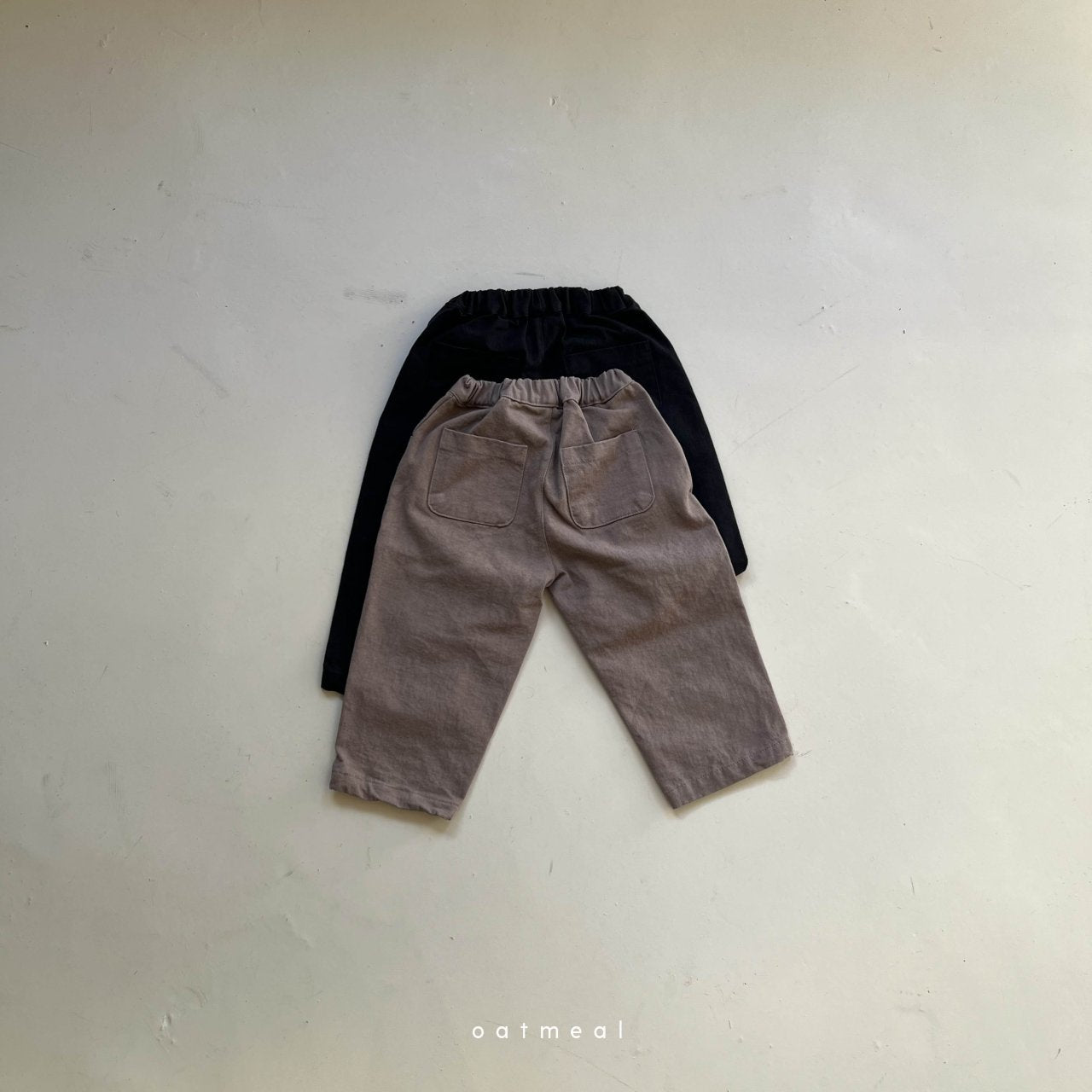 【韓国直送便】Day Peach pants / 80-120cm相当 /  oatmeal 2024fw / ko295