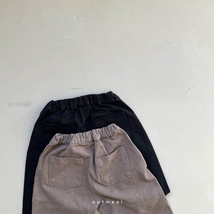 【韓国直送便】Day Peach pants / 80-120cm相当 /  oatmeal 2024fw / ko295