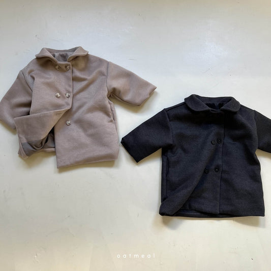 【韓国直送便】Louis double coat / 80-120cm相当 /  oatmeal 2024fw / ko303