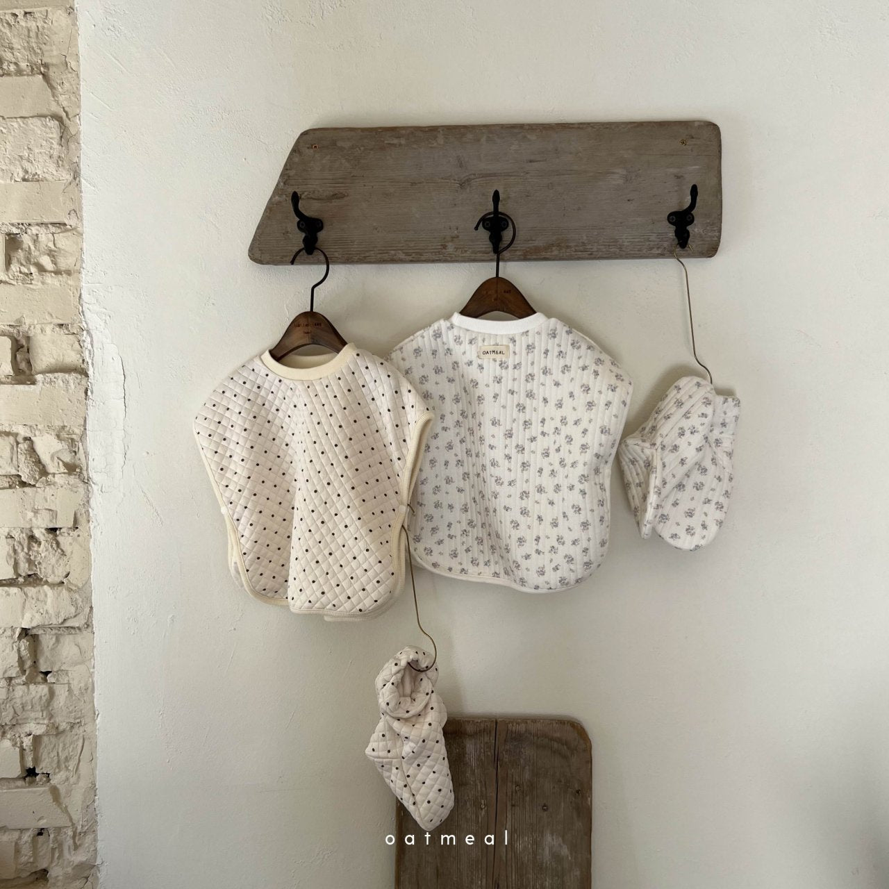 【韓国直送便】Beauty Bebe Vest Set / 80-120cm相当 /  oatmeal 2024fw / ko304