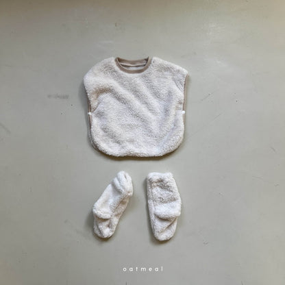 【韓国直送便】Bear Bebe Vest Set / 80-120cm相当 /  oatmeal 2024fw / ko305