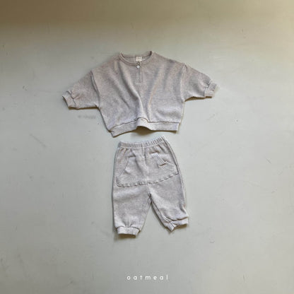 【韓国直送便】Baby | Shopper Bebe Bloomer Set / 70-80cm相当 /  oatmeal 2024fw / ko306