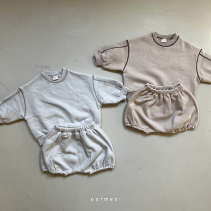 【韓国直送便】Baby | Shine Bebe Suit / 70-80cm相当 /  oatmeal 2024fw / ko307