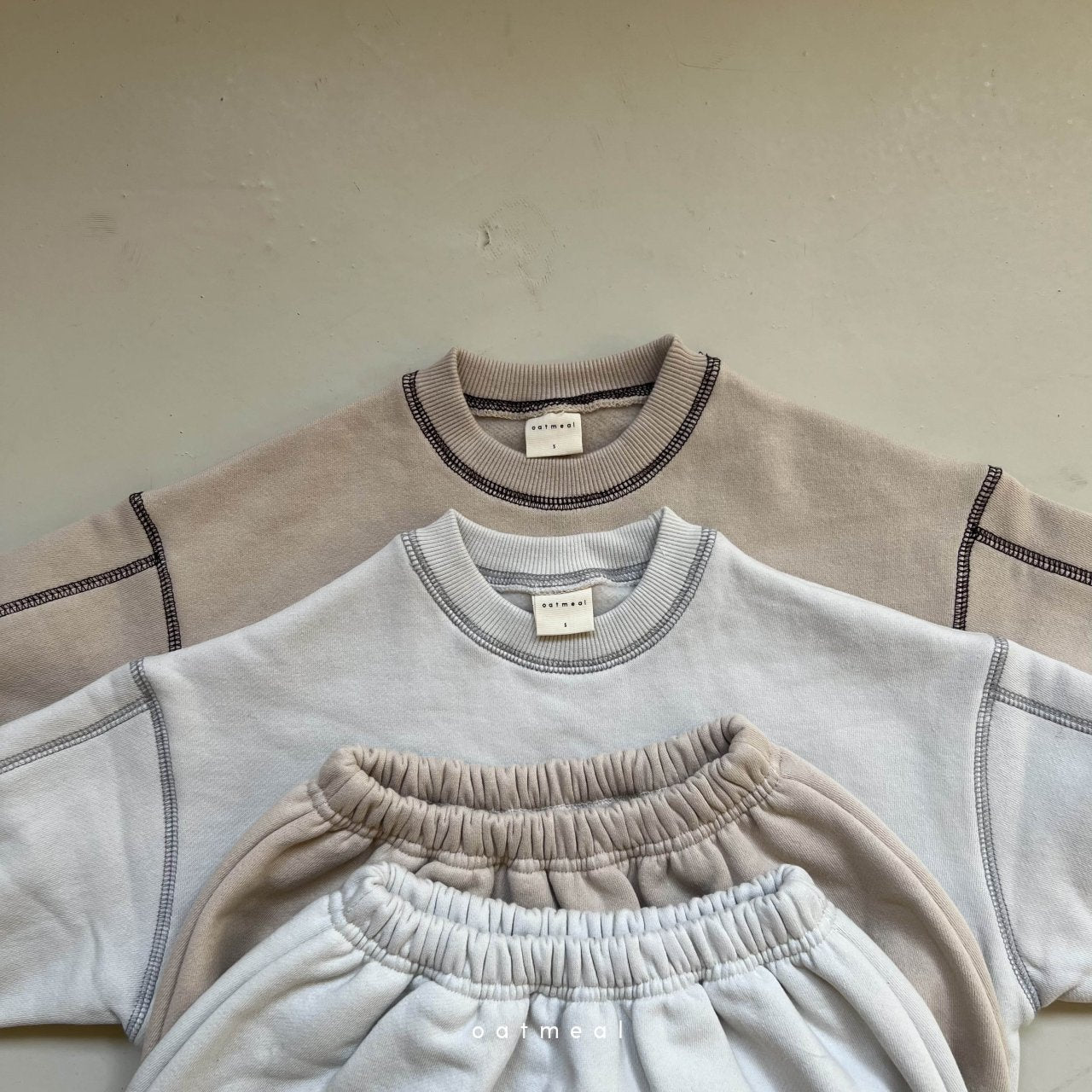 【韓国直送便】Baby | Shine Bebe Suit / 70-80cm相当 /  oatmeal 2024fw / ko307