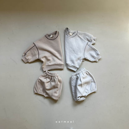 【韓国直送便】Baby | Shine Bebe Suit / 70-80cm相当 /  oatmeal 2024fw / ko307