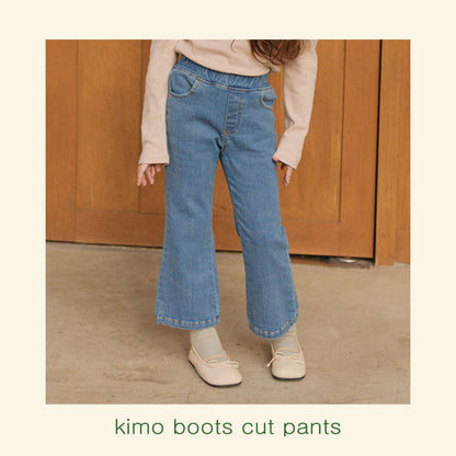 【韓国直送便】kimo boot cut pants / 90-130cm相当 /  mon atelier  2024winter / ko311