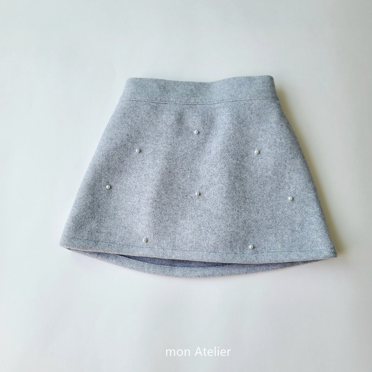 【韓国直送便】peal skirt / 90-130cm相当 /  mon atelier  2024winter / ko317