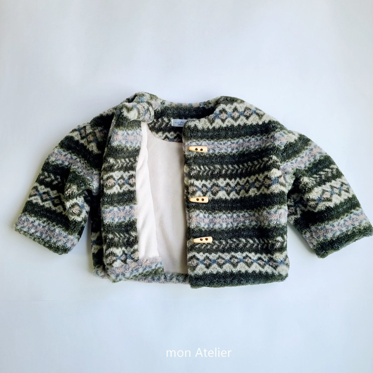 【韓国直送便】nordic cardigan / 90-130cm相当 /  mon atelier  2024winter / ko324