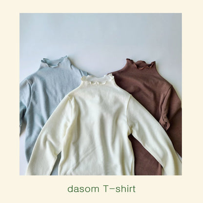 【韓国直送便】dasom T-shirt / 3color / 90-130cm相当 /  mon atelier  2024winter / ko328