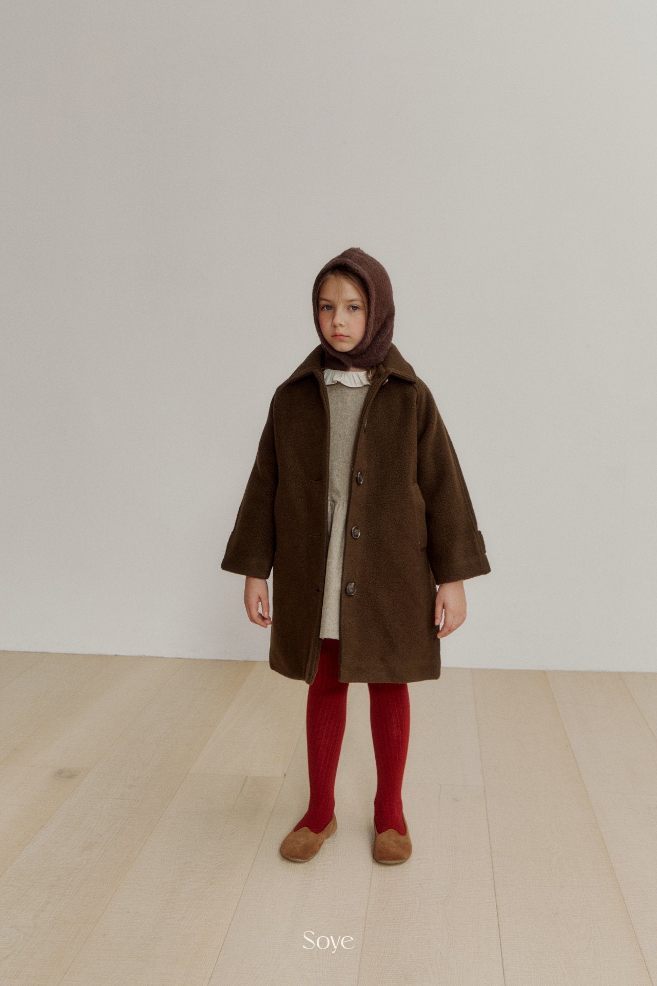 【韓国直送便】 Soy coat / 2color / 80-120cm相当 / soye kids 2024winter / ko338