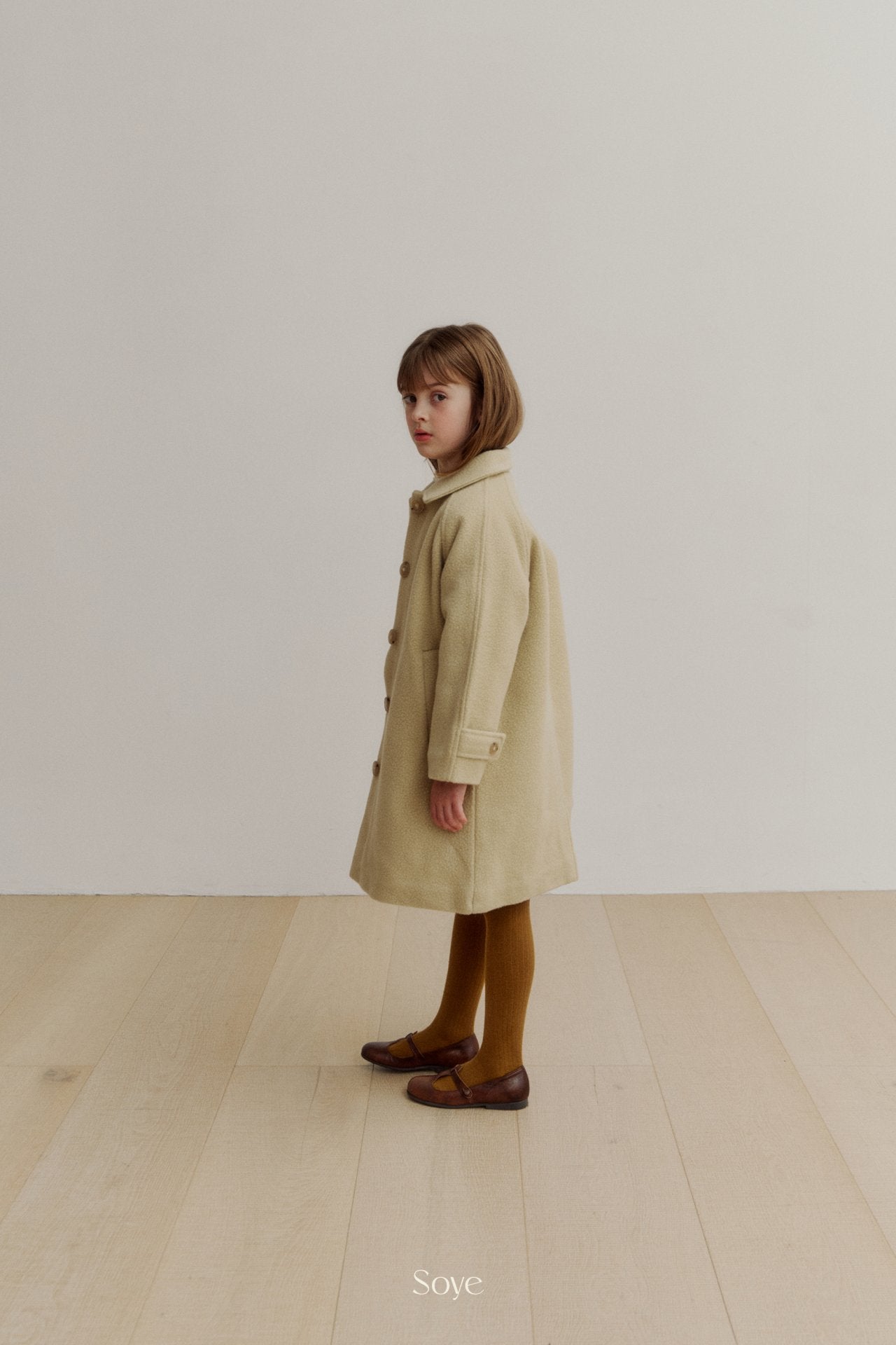 【韓国直送便】 Soy coat / 2color / 80-120cm相当 / soye kids 2024winter / ko338