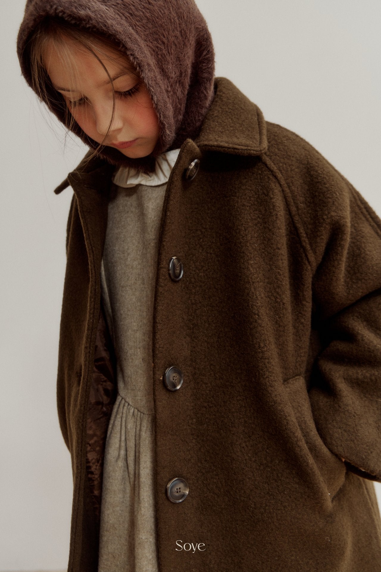 【韓国直送便】 Soy coat / 2color / 80-120cm相当 / soye kids 2024winter / ko338