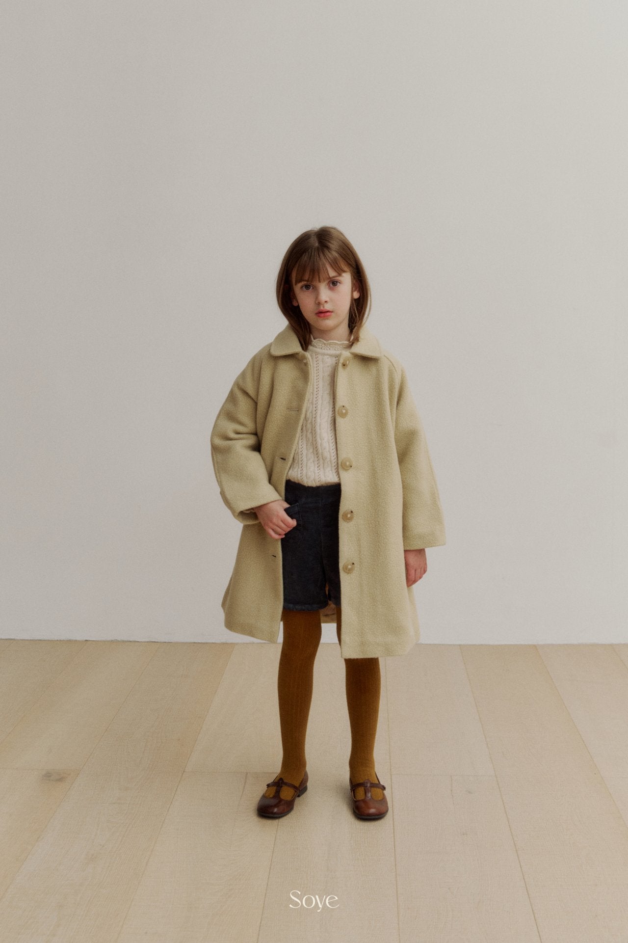 【韓国直送便】 Soy coat / 2color / 80-120cm相当 / soye kids 2024winter / ko338