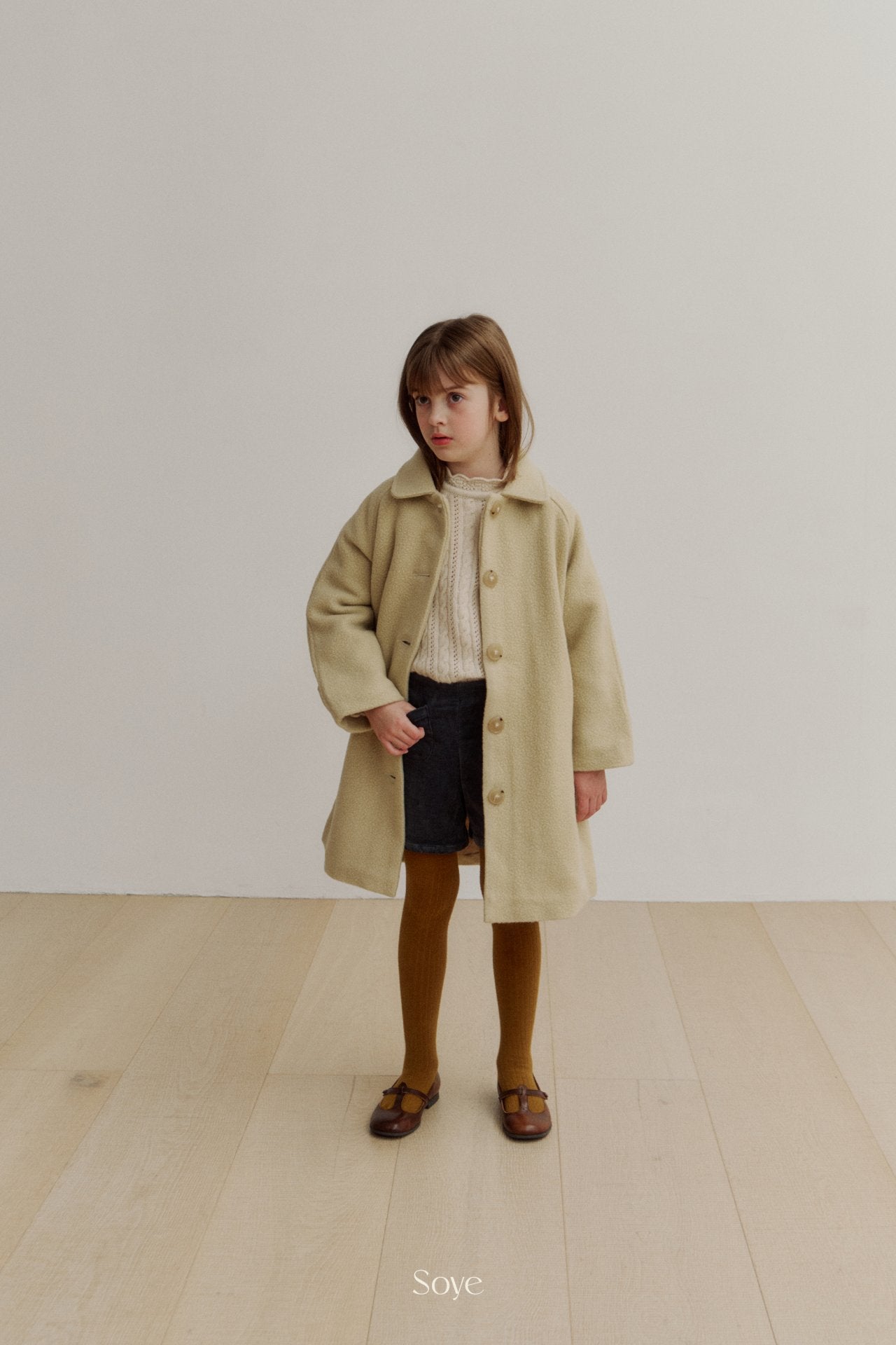 【韓国直送便】 Soy coat / 2color / 80-120cm相当 / soye kids 2024winter / ko338