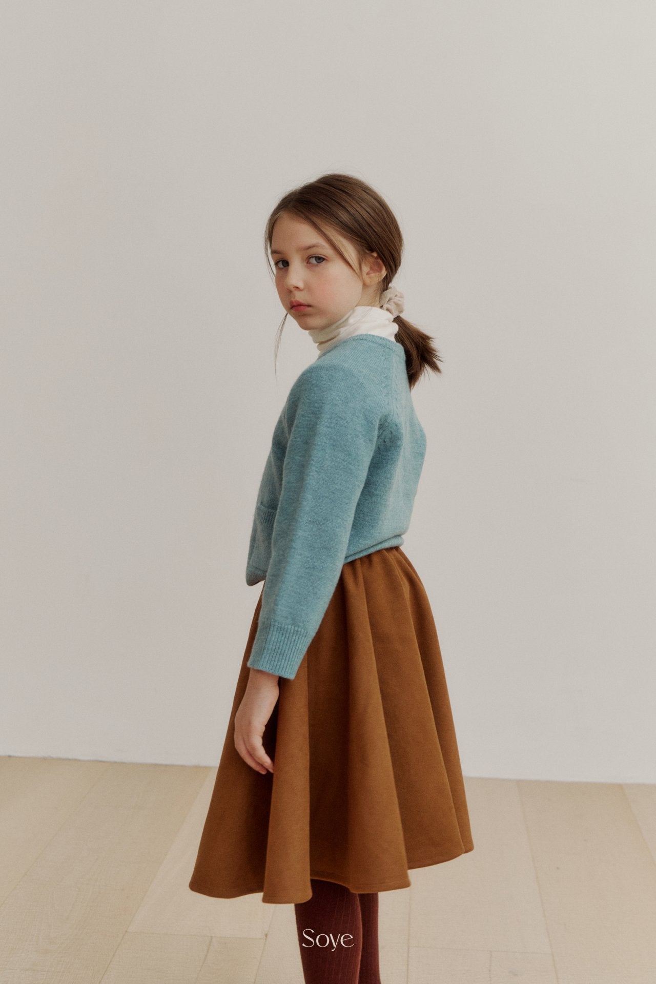 【韓国直送便】Pebble Skirt  / 80-120cm相当 / soye kids 2024winter / ko341