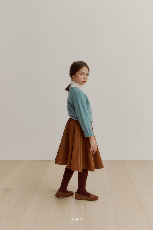 【韓国直送便】Pebble Skirt  / 80-120cm相当 / soye kids 2024winter / ko341