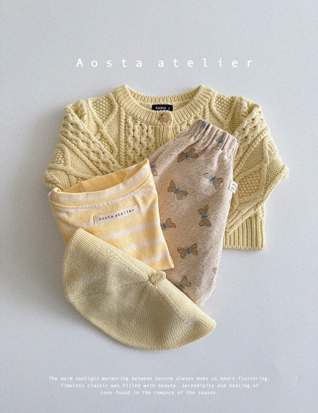 【韓国直送便】Baby & Kids Knit Cardigan/ 韓国子供服 AOSTA 2025春夏 / ko423