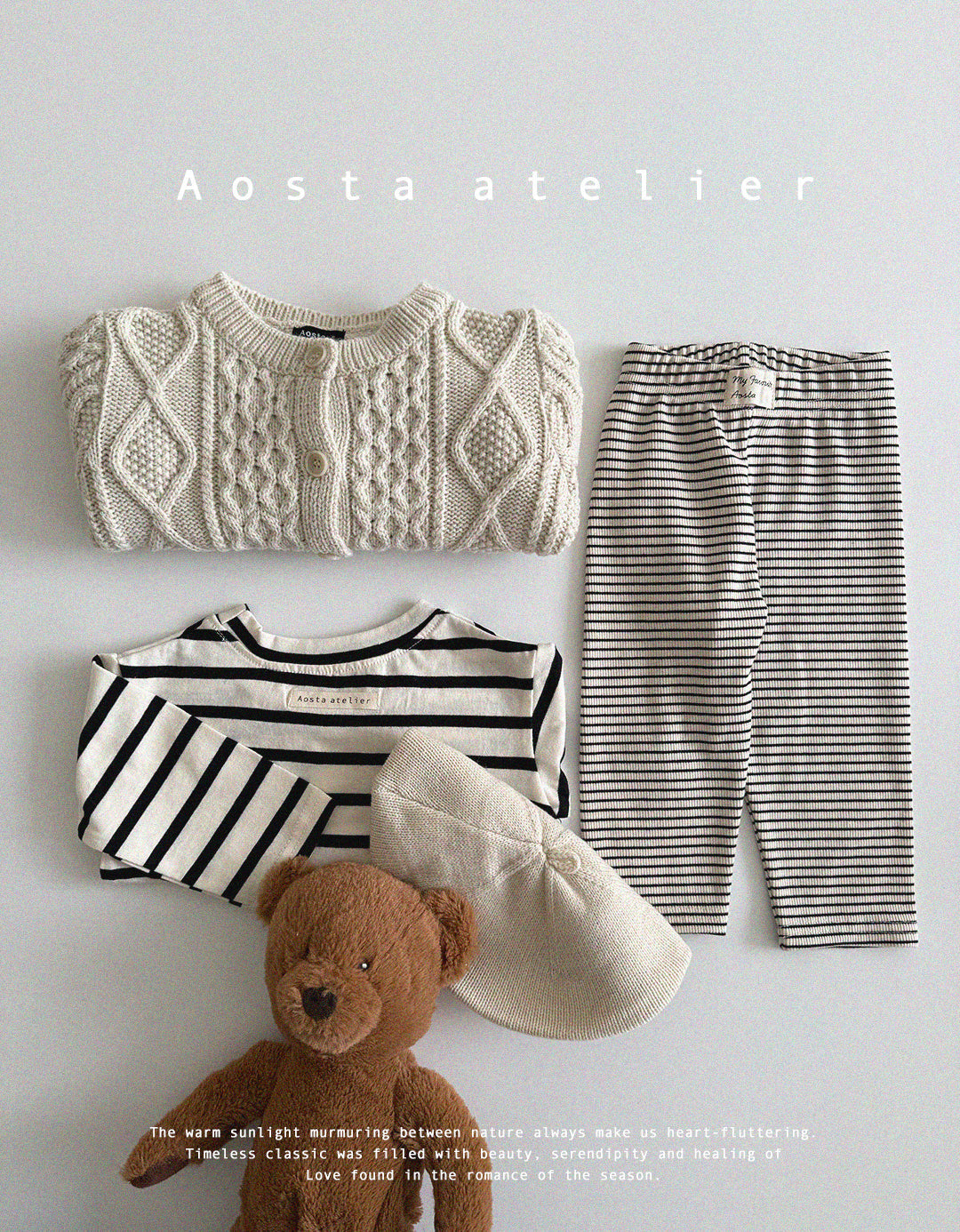 【韓国直送便】Baby & Kids Knit Cardigan/ 韓国子供服 AOSTA 2025春夏 / ko423