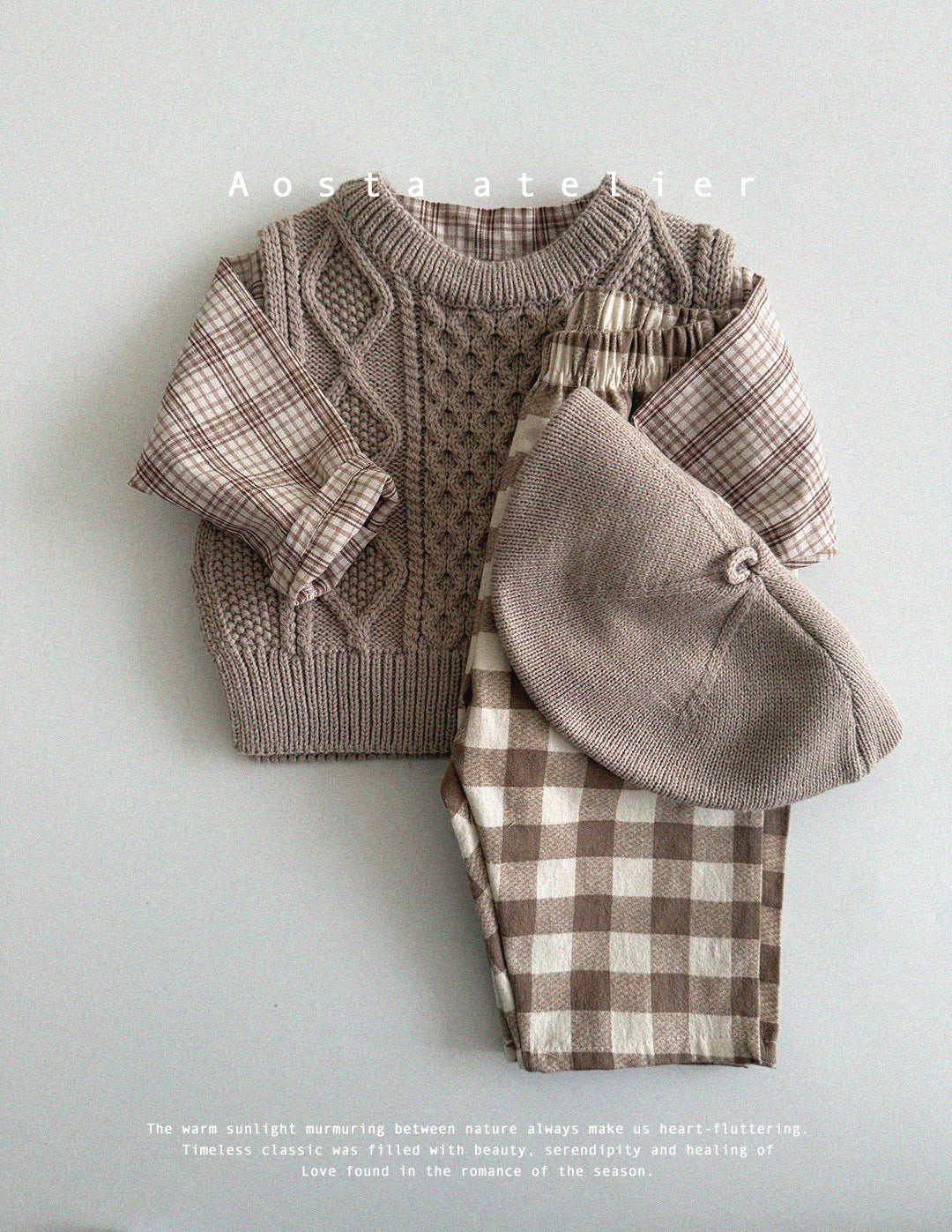 【韓国直送便】Baby & Kids Knit Vest / 韓国子供服 AOSTA 2025春夏 / ko424