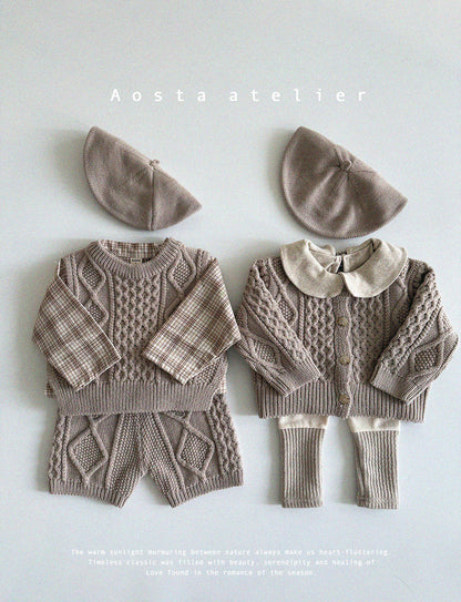 【韓国直送便】Baby & Kids Knit Pants / 韓国子供服 AOSTA 2025春夏 / ko425