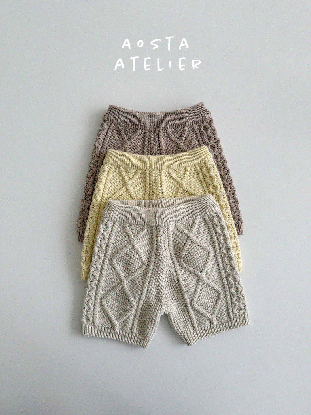 【韓国直送便】Baby & Kids Knit Pants / 韓国子供服 AOSTA 2025春夏 / ko425