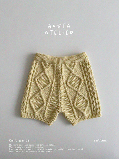 【韓国直送便】Baby & Kids Knit Pants / 韓国子供服 AOSTA 2025春夏 / ko425