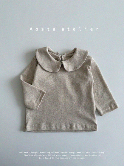 【韓国直送便】Baby & Kids Round collor Tops / 韓国子供服 AOSTA 2025春夏 / ko426