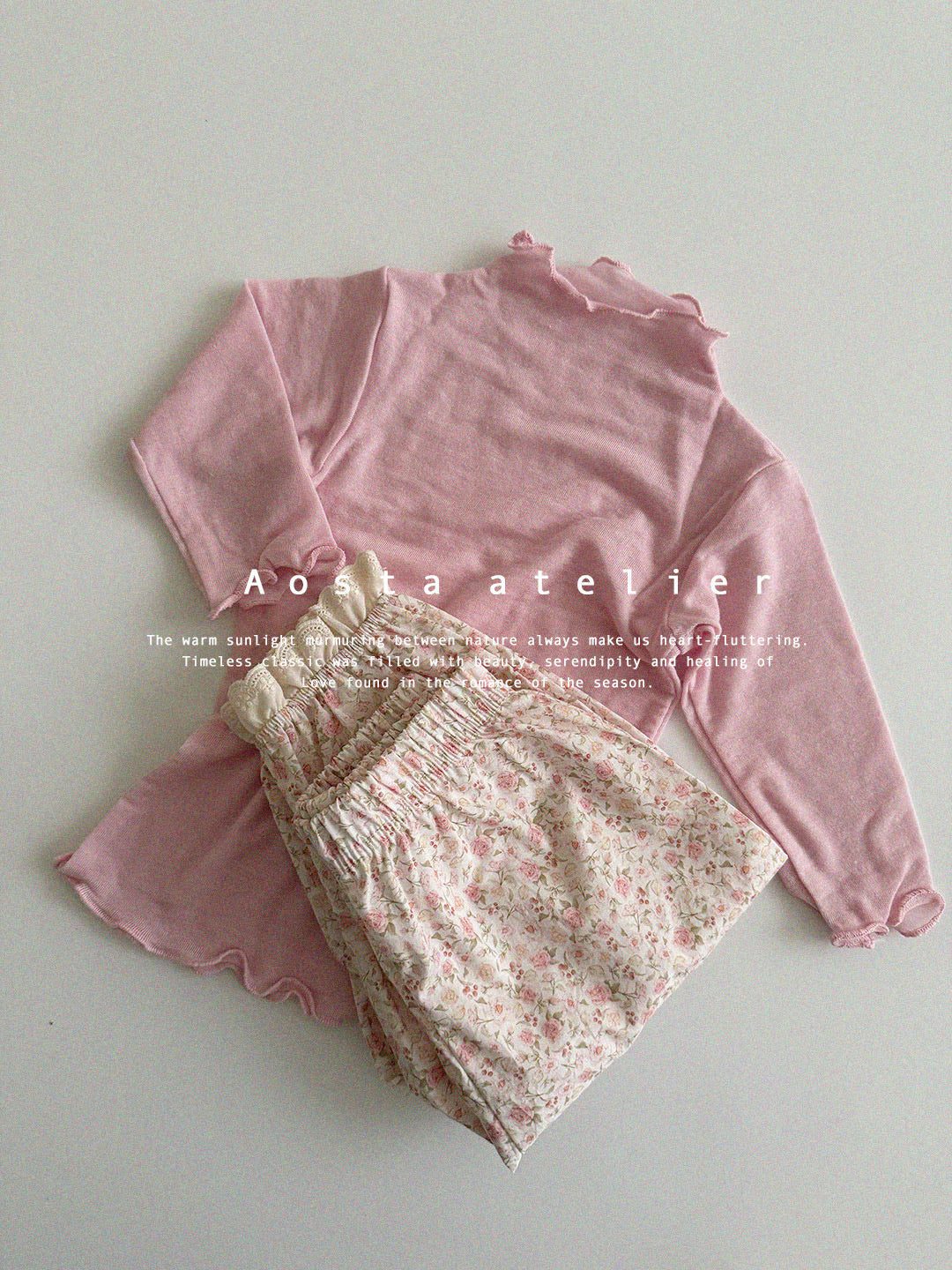 【韓国直送便】Baby & Kids soft T-shirt  / 韓国子供服 AOSTA 2025春夏 / ko429