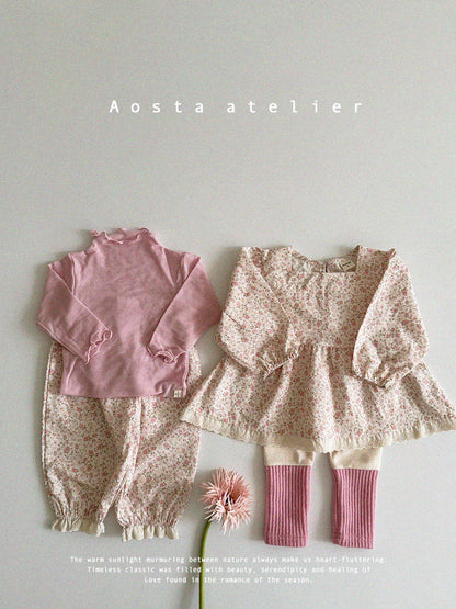 【韓国直送便】Baby & Kids soft T-shirt  / 韓国子供服 AOSTA 2025春夏 / ko429