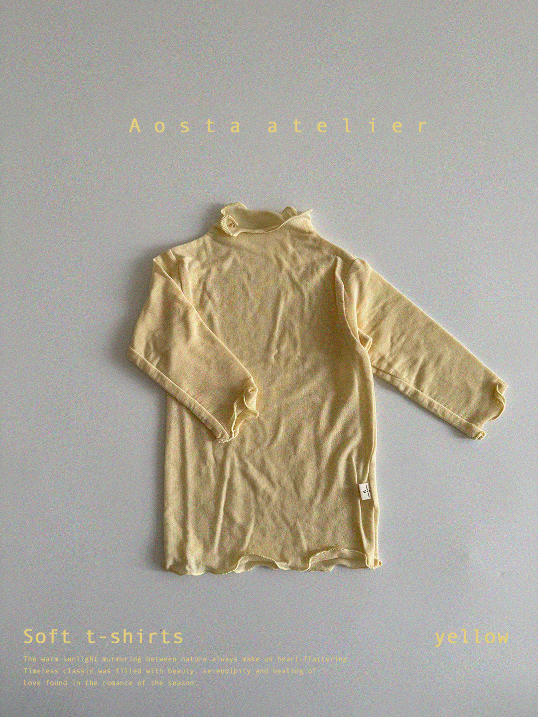 【韓国直送便】Baby & Kids soft T-shirt  / 韓国子供服 AOSTA 2025春夏 / ko429