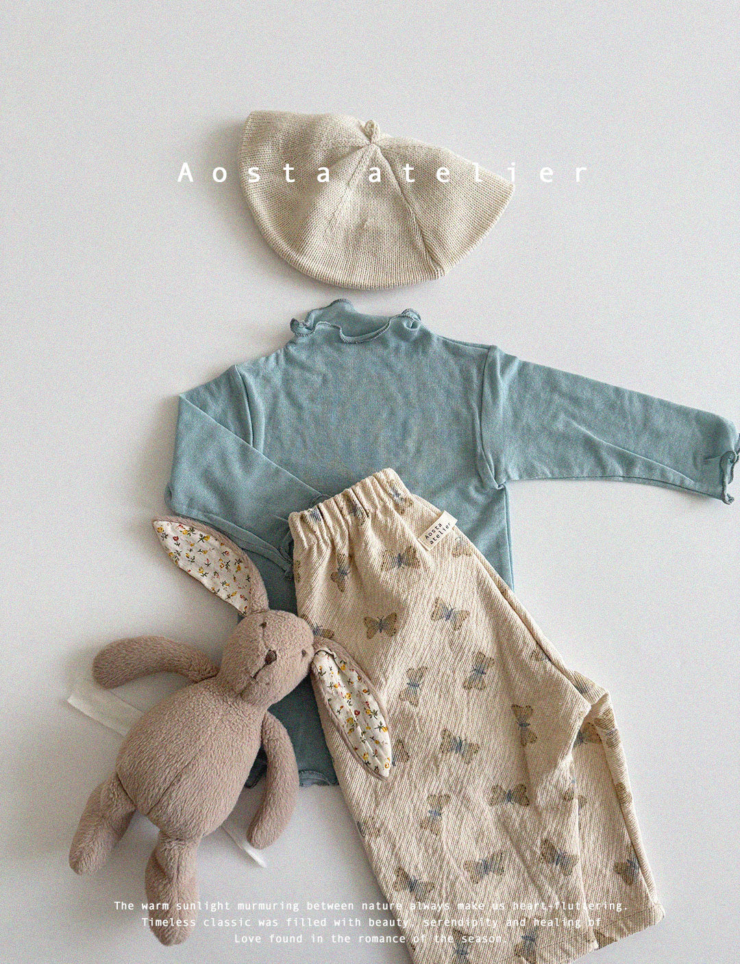 【韓国直送便】Baby & Kids soft T-shirt  / 韓国子供服 AOSTA 2025春夏 / ko429