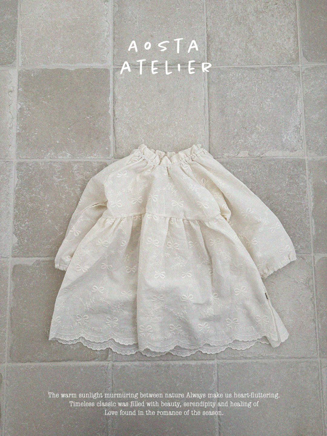 【韓国直送便】Baby & Kids Vivi dress / 韓国子供服 AOSTA 2025春夏 / ko432