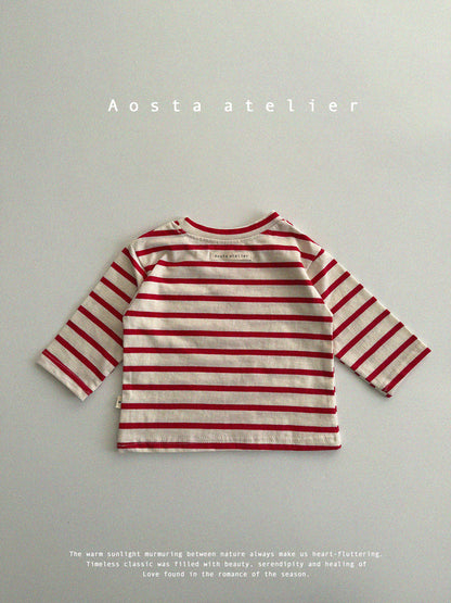 【韓国直送便】Baby & Kids Signature T-shirt / 韓国子供服 AOSTA 2025春夏 / ko433