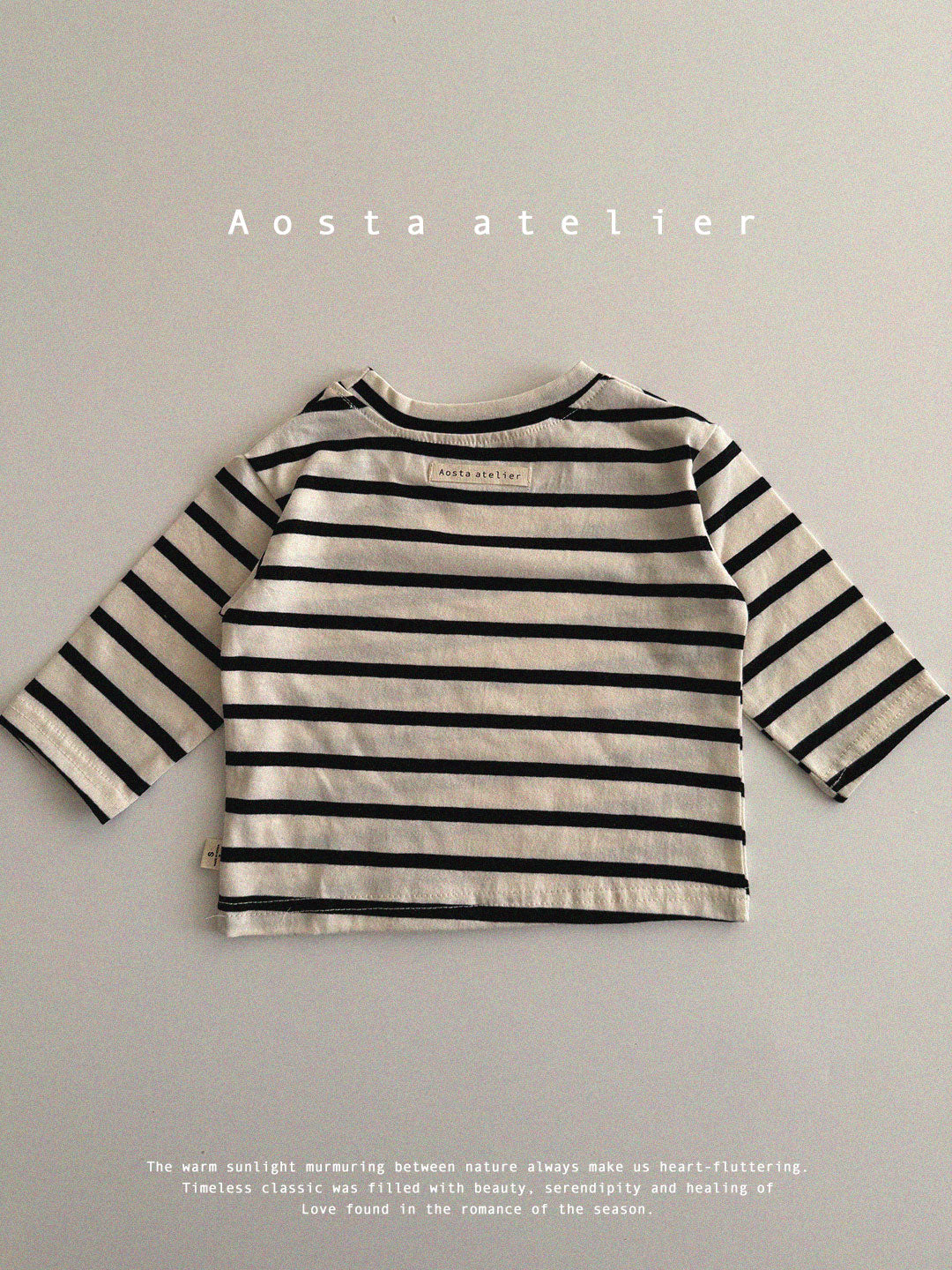 【韓国直送便】Baby & Kids Signature T-shirt / 韓国子供服 AOSTA 2025春夏 / ko433