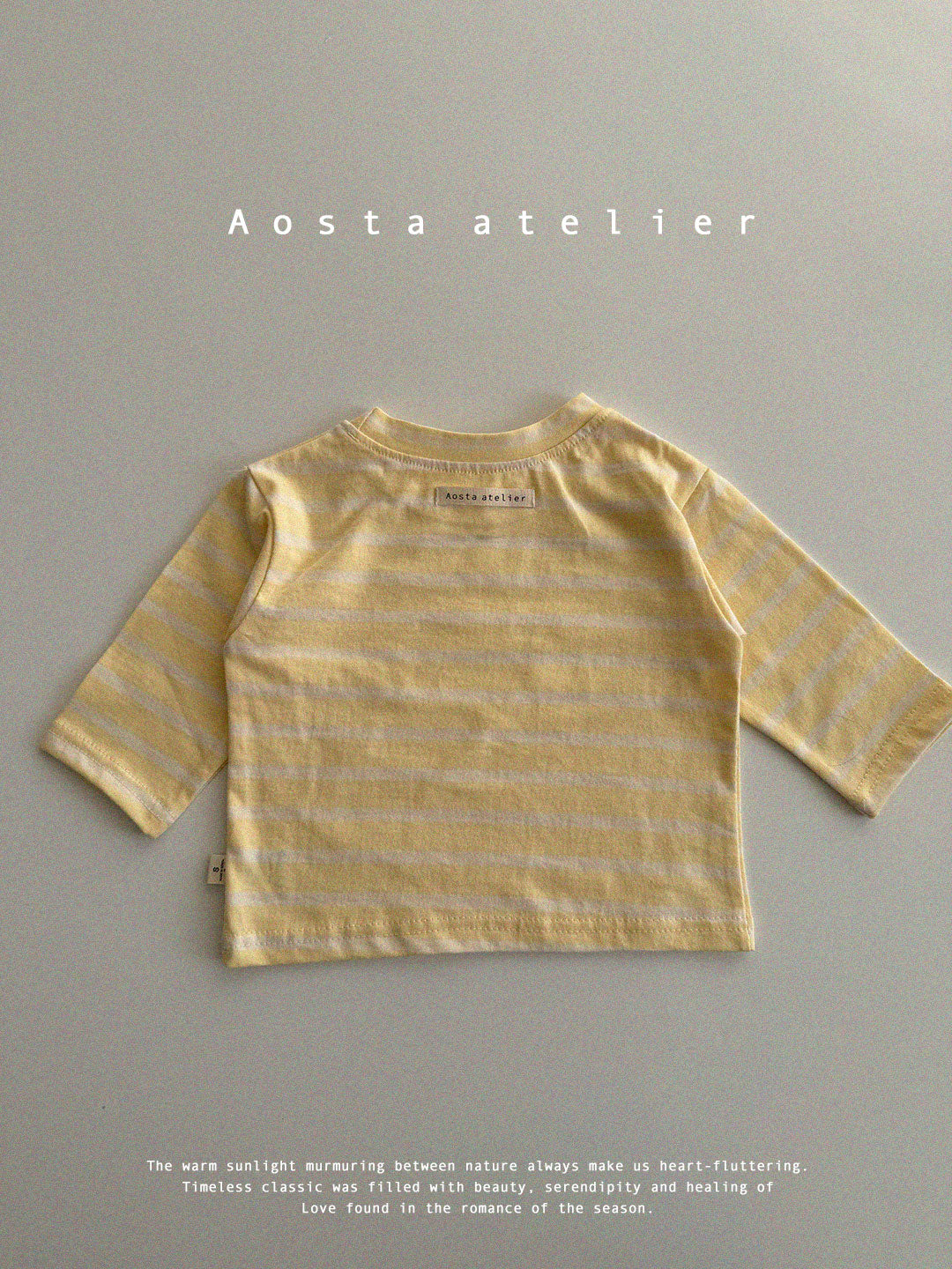 【韓国直送便】Baby & Kids Signature T-shirt / 韓国子供服 AOSTA 2025春夏 / ko433