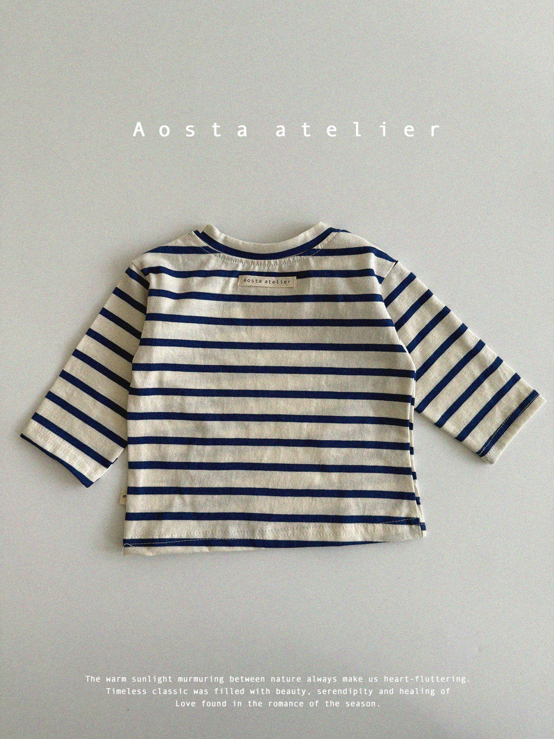 【韓国直送便】Baby & Kids Signature T-shirt / 韓国子供服 AOSTA 2025春夏 / ko433