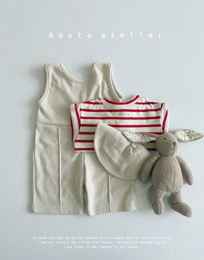 【韓国直送便】Baby & Kids Signature T-shirt / 韓国子供服 AOSTA 2025春夏 / ko433