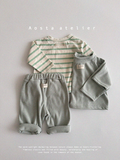 【韓国直送便】Baby & Kids Signature T-shirt / 韓国子供服 AOSTA 2025春夏 / ko433