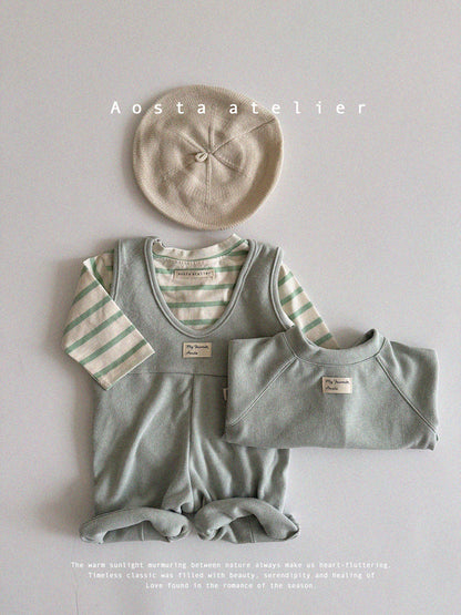 【韓国直送便】Baby & Kids Signature T-shirt / 韓国子供服 AOSTA 2025春夏 / ko433