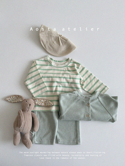 【韓国直送便】Baby & Kids Signature T-shirt / 韓国子供服 AOSTA 2025春夏 / ko433