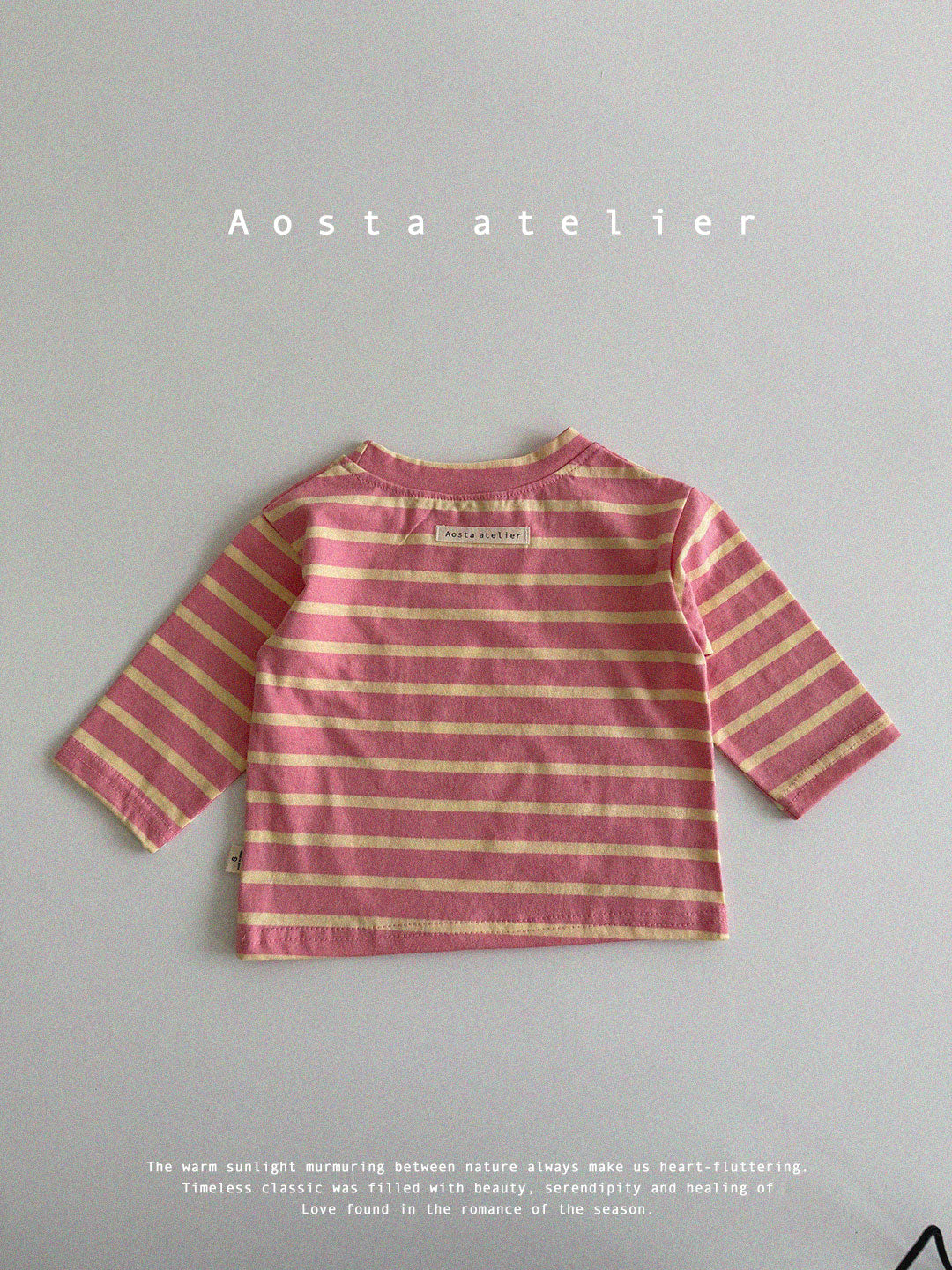 【韓国直送便】Baby & Kids Signature T-shirt / 韓国子供服 AOSTA 2025春夏 / ko433