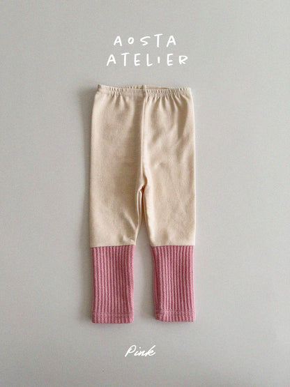 【韓国直送便】Baby & Kids Chewy leggings / 韓国子供服 AOSTA 2025春夏 / ko435