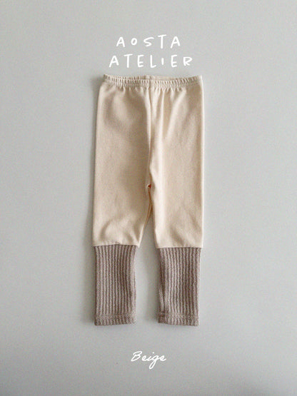 【韓国直送便】Baby & Kids Chewy leggings / 韓国子供服 AOSTA 2025春夏 / ko435