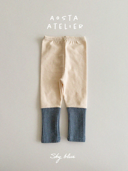 【韓国直送便】Baby & Kids Chewy leggings / 韓国子供服 AOSTA 2025春夏 / ko435