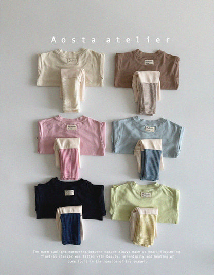 【韓国直送便】Baby & Kids Chewy leggings / 韓国子供服 AOSTA 2025春夏 / ko435